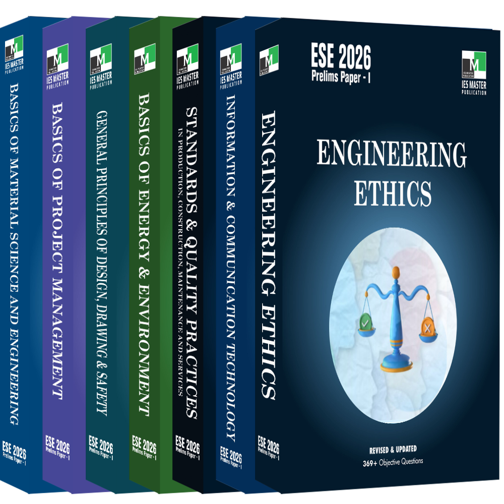 ESE 2026 - Non-Tech Books "ESE Exams Preparation"  | IES MASTER PUBLICATION | Edition 2026