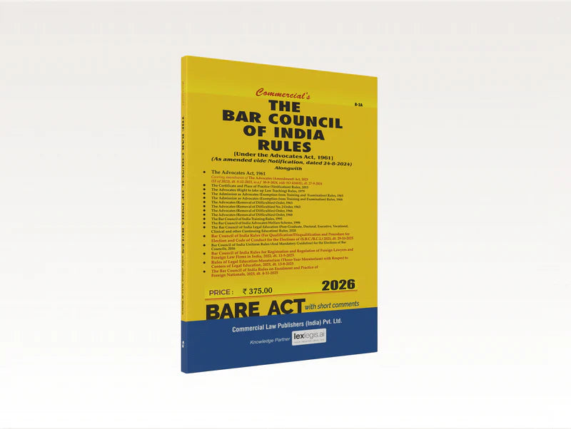 Commercial | The Bar Council of India Rules, 1975 | Edition 2026