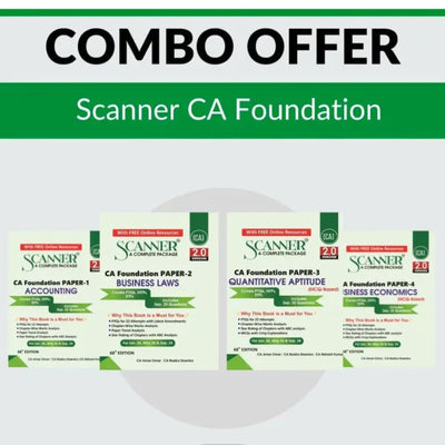 Shuchita Solved Scanner | CA Foundation Paper-1,2,3,4 (All Subjects) | CA Amar Omar