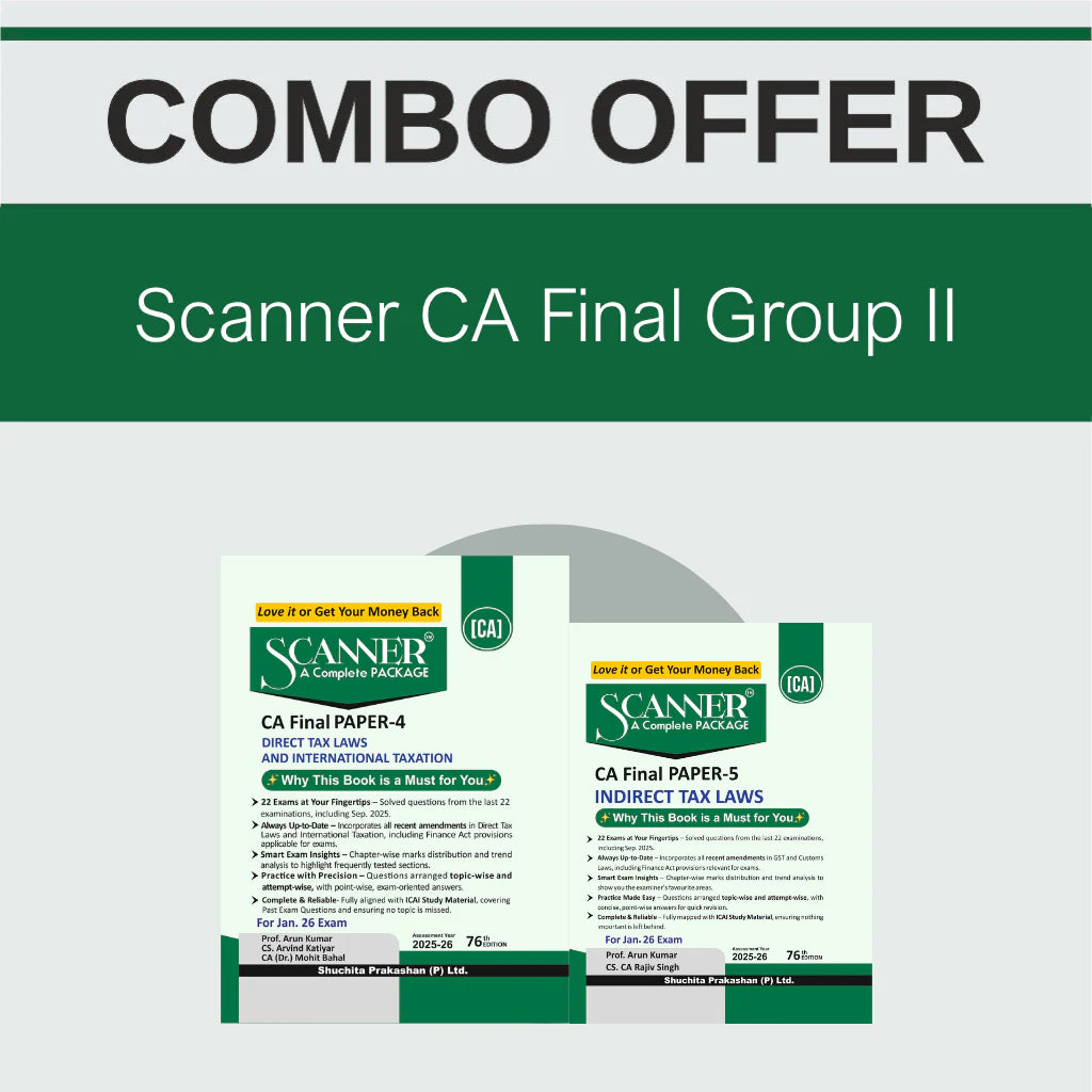 CA Final Group 2 Combo | Jan. 26, May 26 & Sep. 26 | Suchita