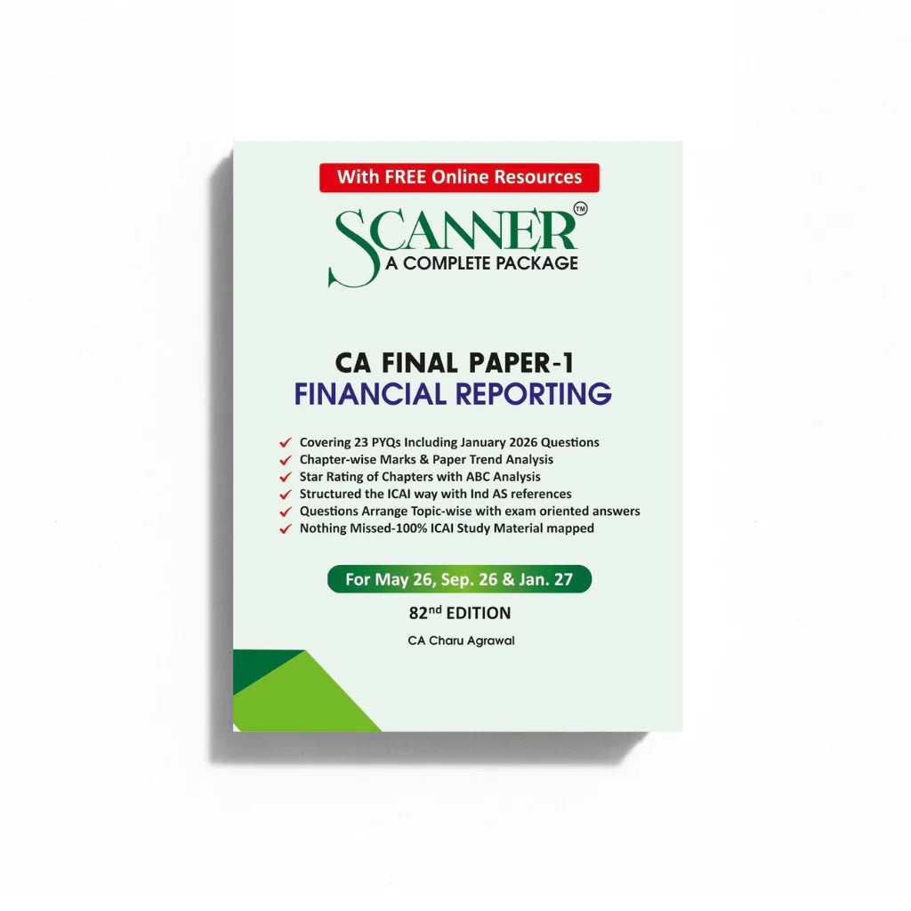 CA Final Paper - 1 | Financial Reporting |  For May. 26, Sep 26 & Jan. 27 Exams | Suchita