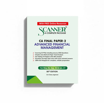 CA Final Paper - 2 | Advanced Financial Management | For May. 26, Sep 26 & Jan. 27 | Suchita