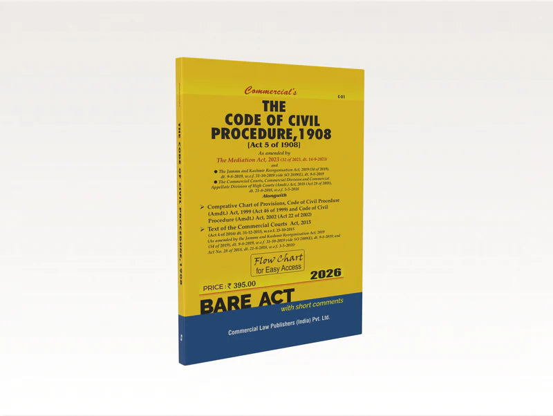 The Code of Civil Procedure, 1908 | Commercial Law Publishers | Edition 2026