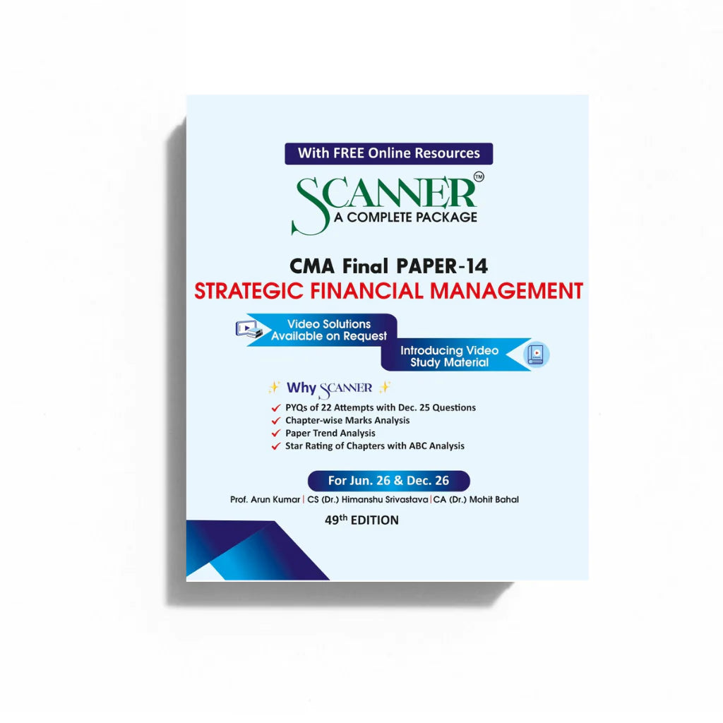 CMA Final Paper - 14 | Strategic Financial Management | Jun'26, Dec'26 | Suchita