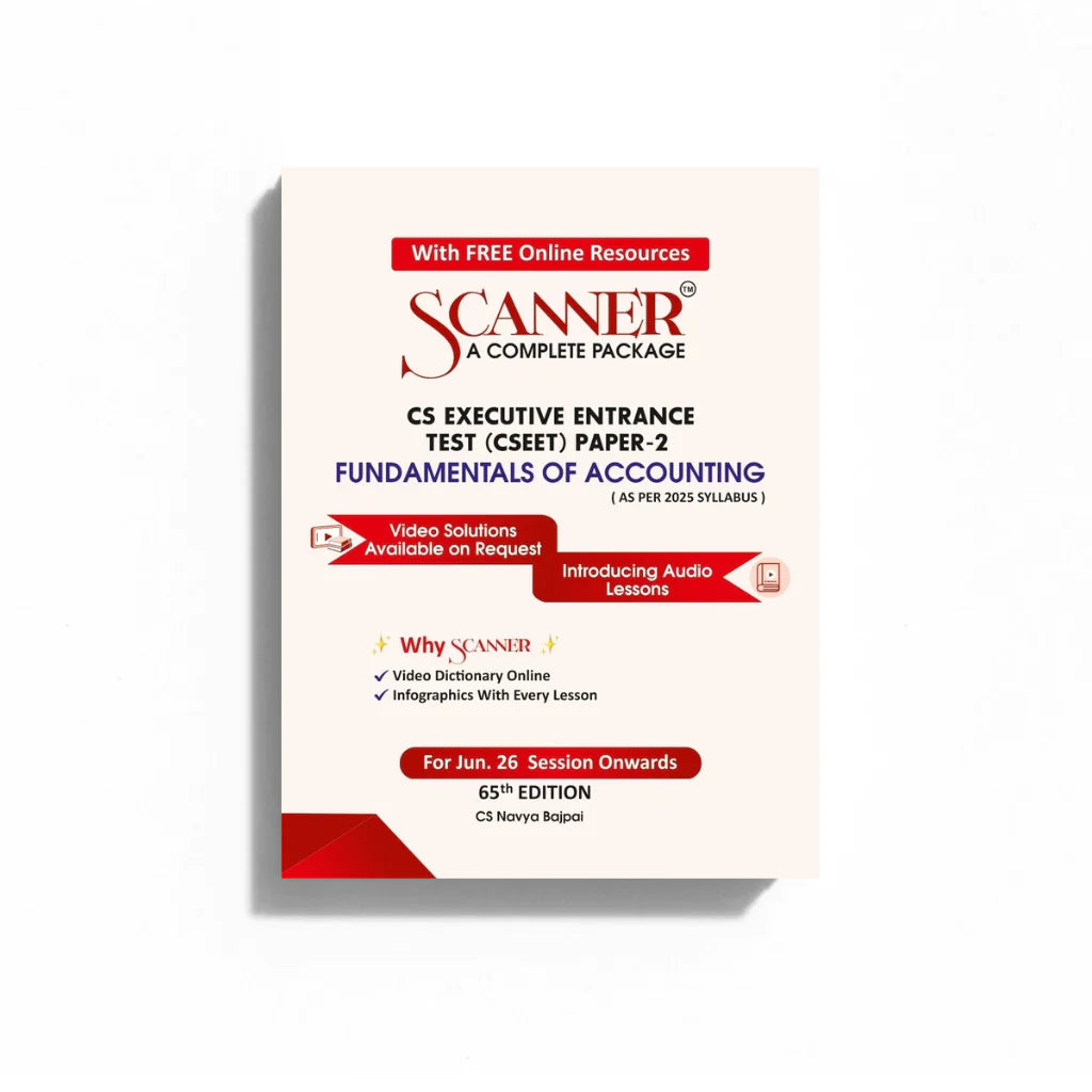 CSEET Paper - 2 | Fundamentals of Accounting | Jun.26 session | Suchita
