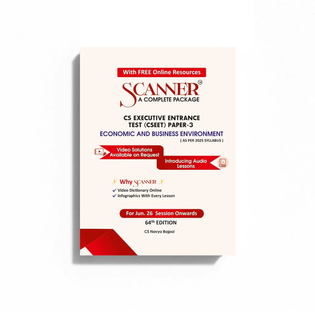 CSEET Paper - 3 | Economic and Business Environment | For Jun. 26 Session | Suchita