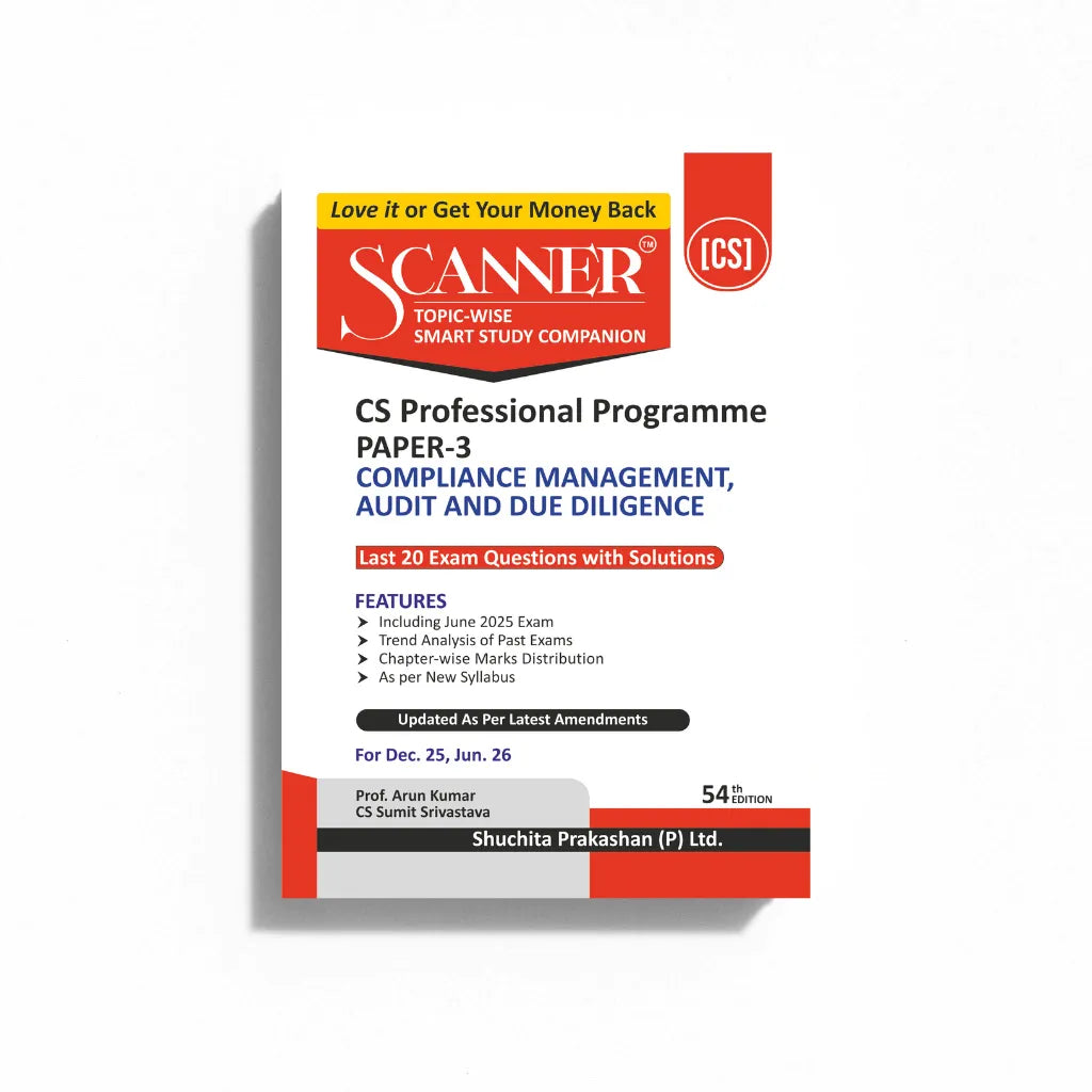 CS Professional Paper - 3 | Compliance Management, Audit and Due Diligence | Suchita
