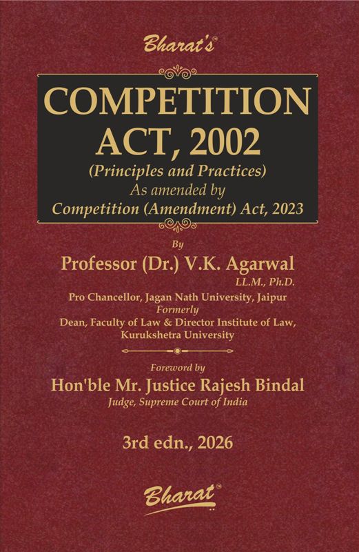 COMPETITION ACT, 2002 | V.K. AGARWAL | Edition 2025 - GenZbookcompany