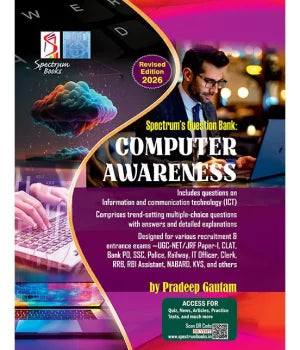 Spectrum Computer Awareness Question Bank | Revised Edition 2026 for UGC NET