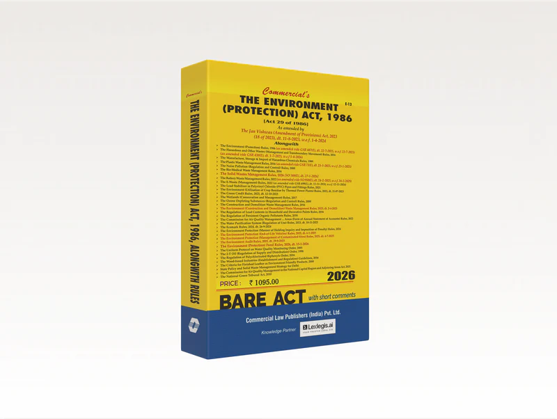The Environment (Protection) Act, 1986  | Commercial Law Publishers | Edition 2026
