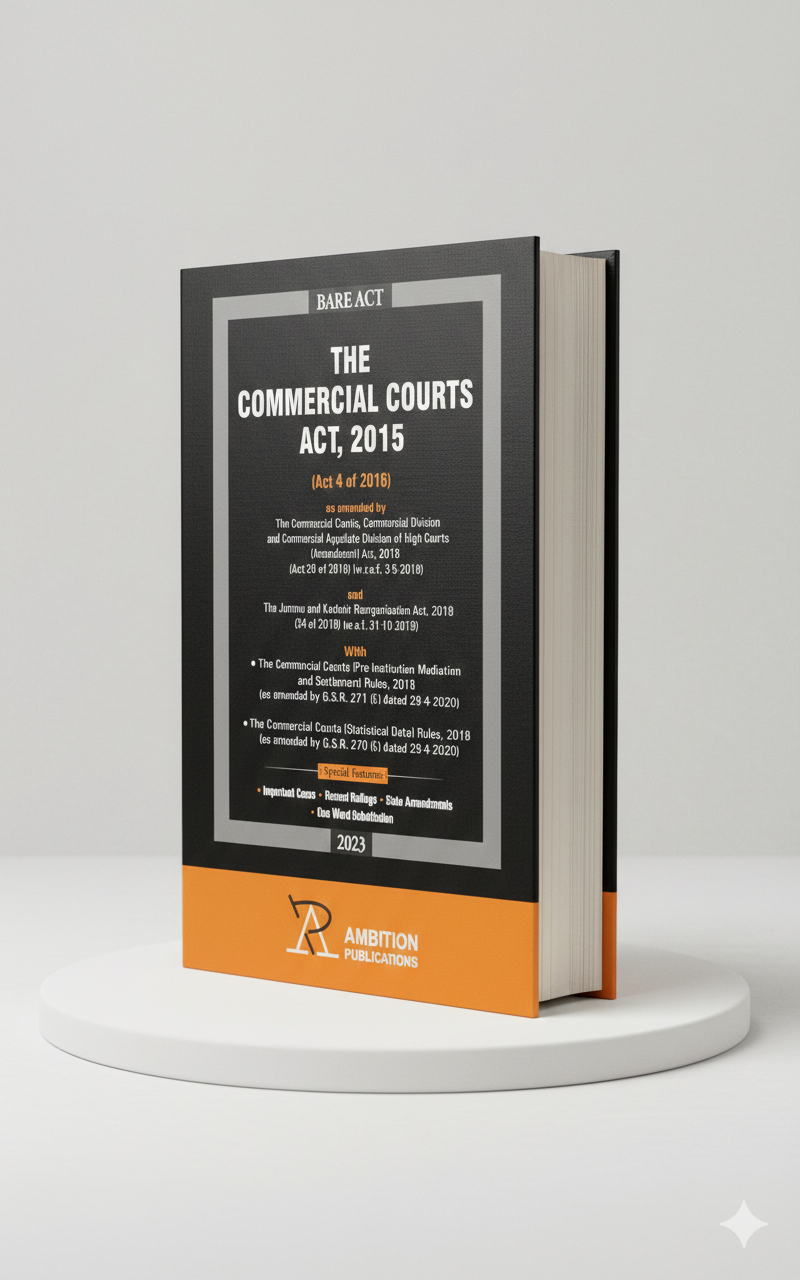 The Commercial Courts Act, 2015 | AMBITION PUBLICATIONS | Edition 2026 - GenZbookcompany