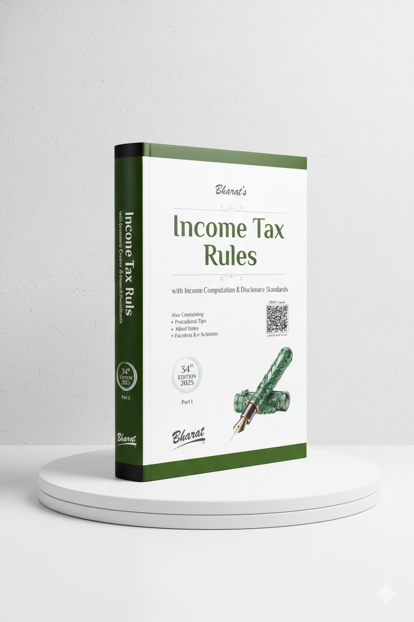 INCOME TAX RULES | Bharat law | Edition 2025 - GenZbookcompany