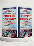 Formation And Management Of A Private Company Alongwith Procedure As Per Companies Act 2013 With Special Emphasis On Taxation Of Companies | Nabhi Publications