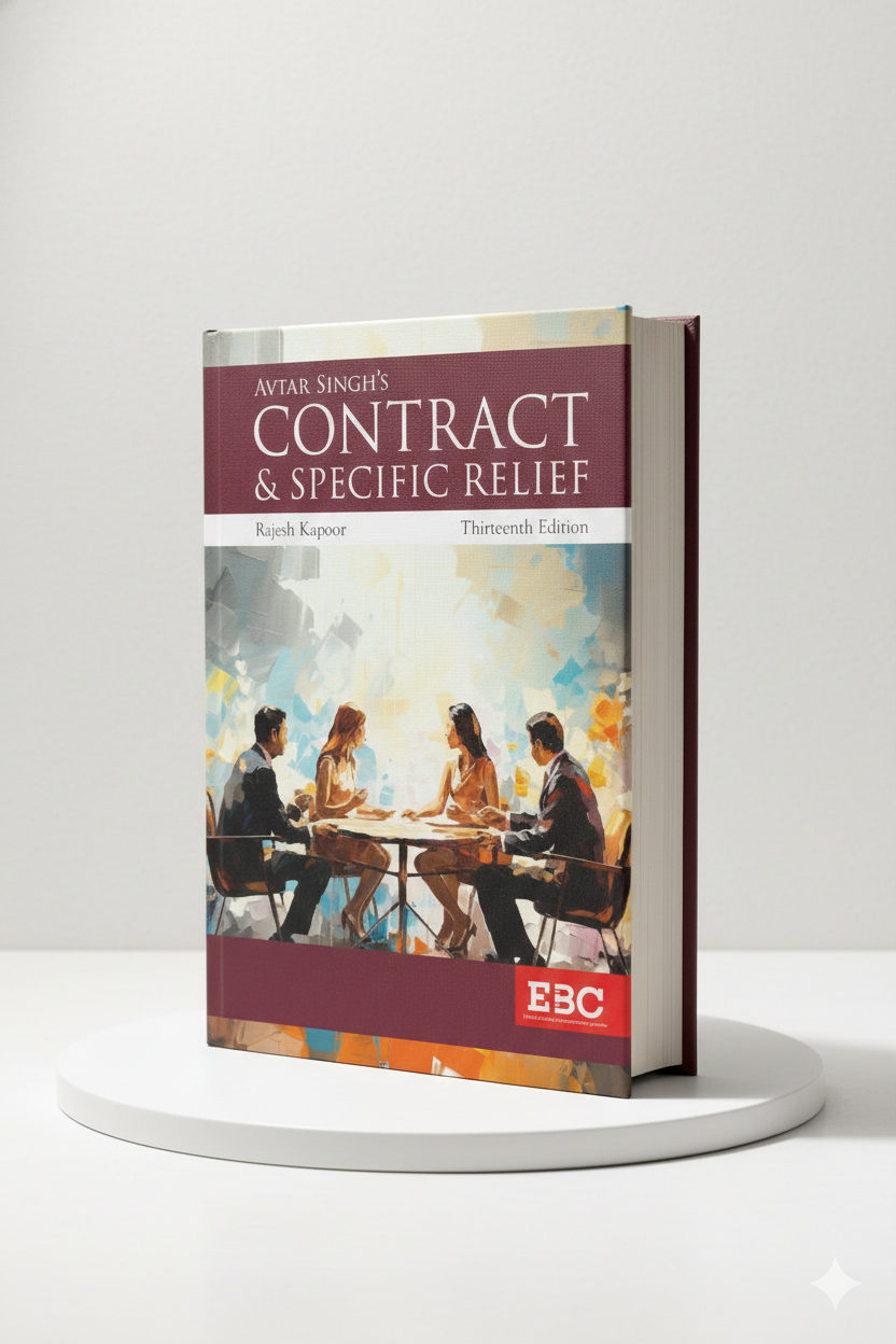Avtar Singh's Law of Contract & Specific Relief | Rajesh Kapoor | EBC - GenZbookcompany