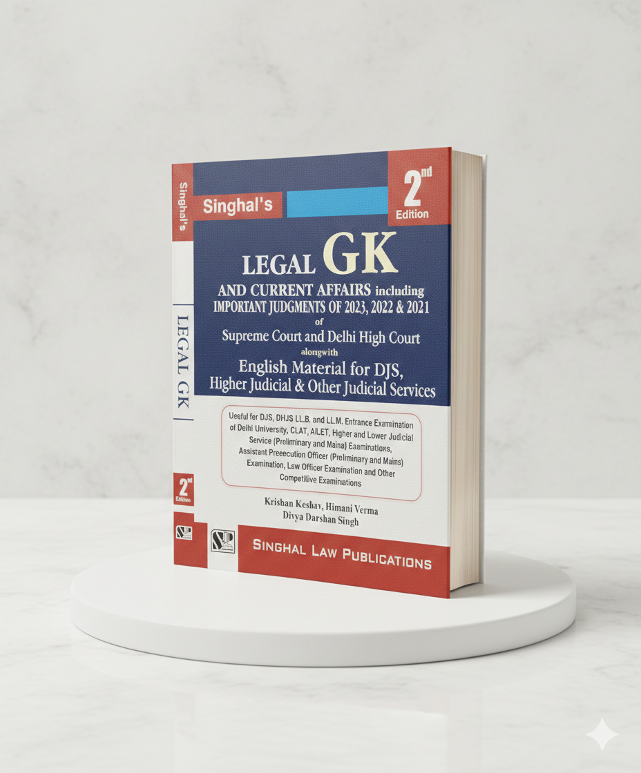 Legal GK & Current Affairs Legal General Knowledge | Singhal Law Publication - GenZbookcompany