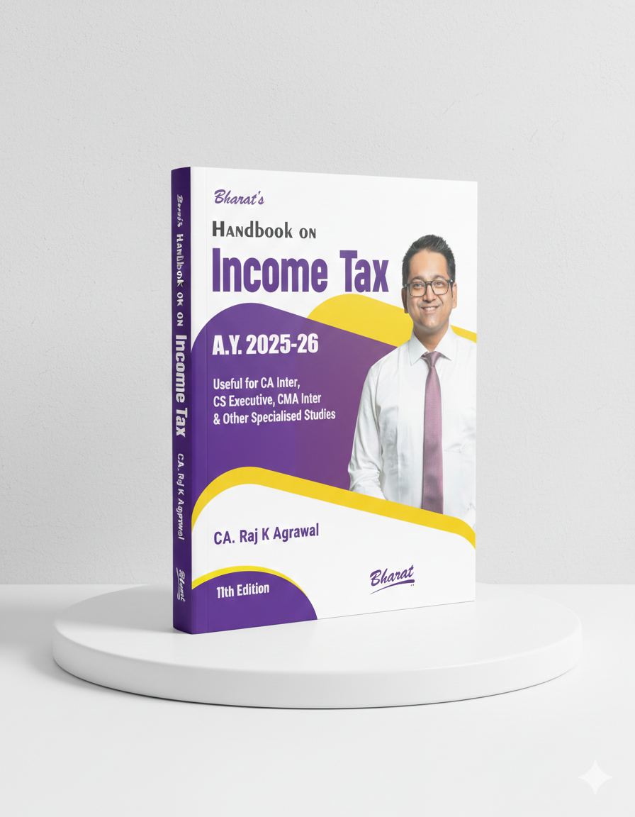 Handbook on INCOME TAX | CA. Raj K Agrawal | Edition 2025 - GenZbookcompany