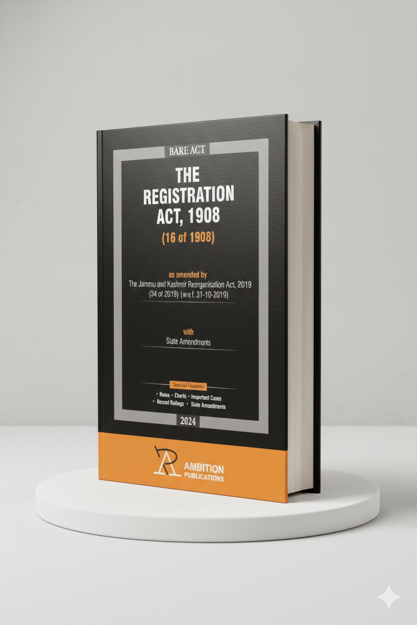THE REGISTRATION ACT, 1908 | AMBITION PUBLICATIONS | Edition 2026 - GenZbookcompany