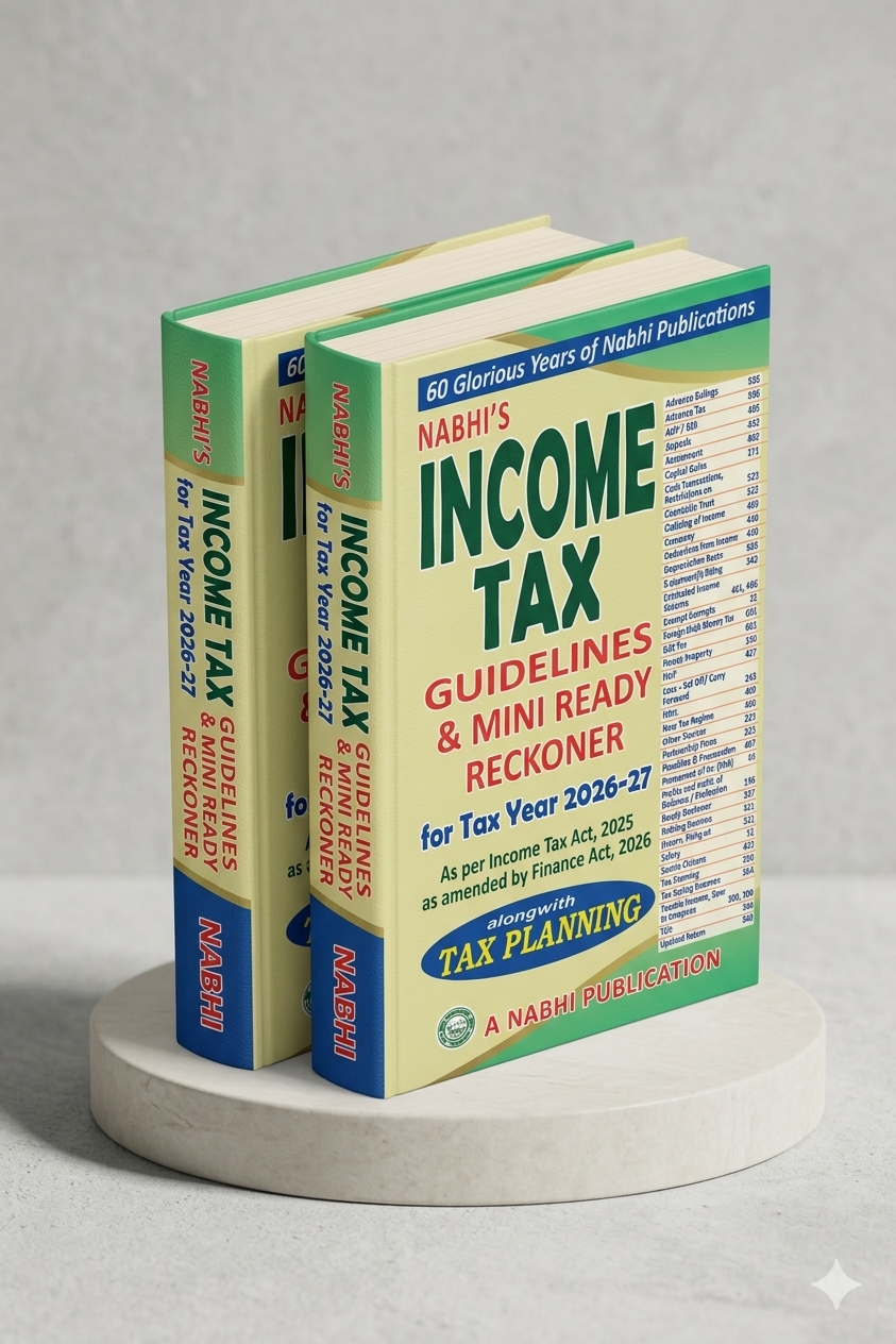 Income Tax Guidelines and Mini Ready Reckoner for Tax Year 2026-27 |  Nabhi Publications