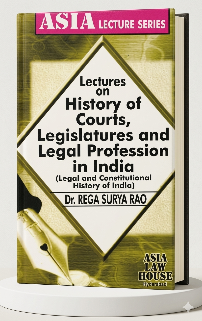 Lectures on History of Courts, Legislatures and Legal Profession in India | Dr. Rega Surya Rao | Edition 2026