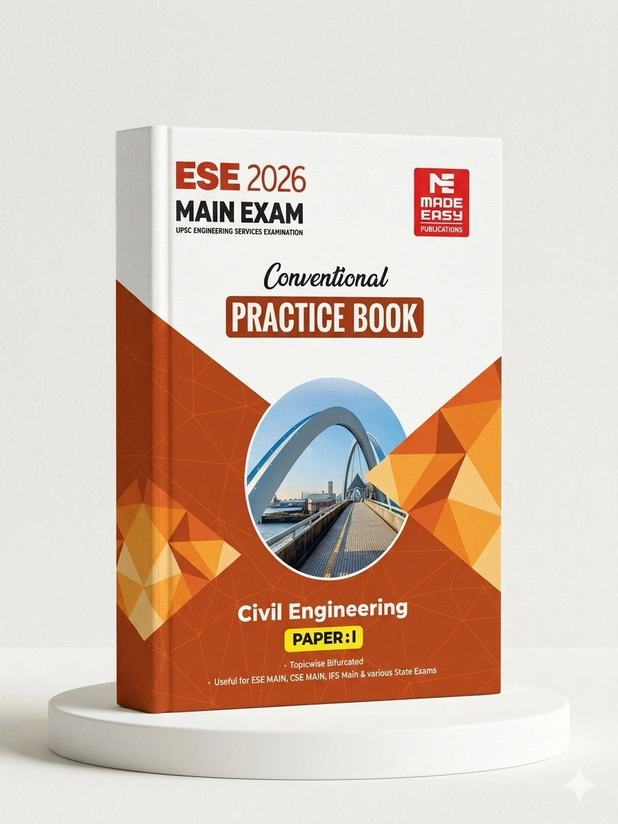 ESE 2026 Main Exam Practice Book: Civil Engineering Paper 1 | MADE EASY Publications | Edition 2026
