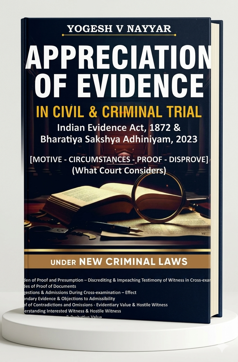 Appreciation Of Evidence In Civil & Criminal Trial | Yogesh V Nayyar | Whitesmann | Edition 2026