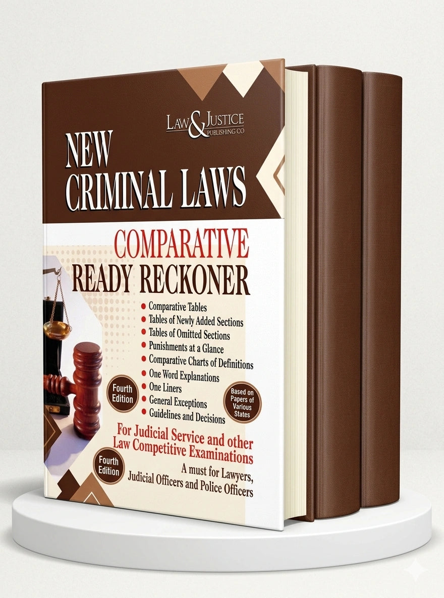 New Criminal Laws Comparative Ready Reckoner | Anshul Jain | | Law & Justice Publishing | EDITION 2025