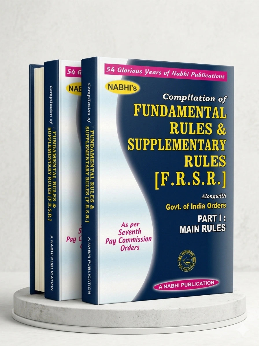 Fundamental Rules And Supplementary Rules Volume I | Nabhi Publications