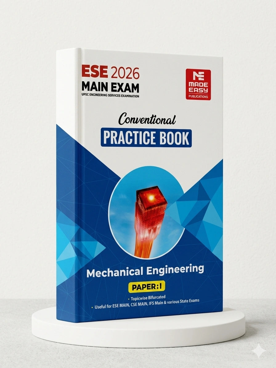 ESE 2026 Main Exam Practice Book: Mechanical Engineering Paper 1 | MADE EASY Publications | Edition 2026