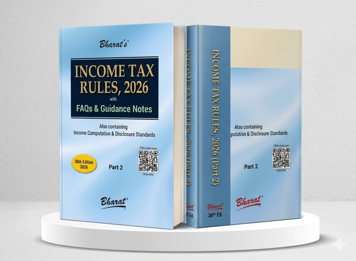 INCOME TAX RULES, 2026 in Part 1 & 2| Bharat Law House | Edition 2026