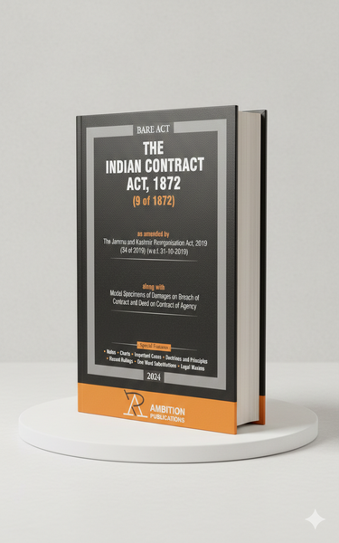 Indian Contract Act, 1872 | AMBITION PUBLICATIONS | Edition 2026