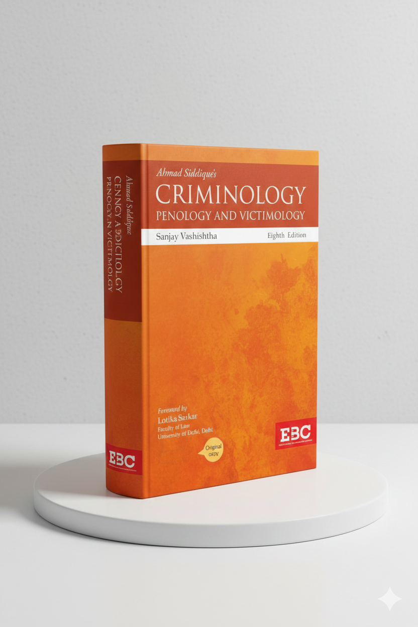 Ahmad Siddique's Criminology, Penology and Victimology | Sanjay Vashishtha | EBC - GenZbookcompany