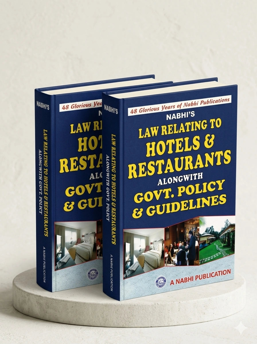 Law Relating To Hotels And Restaurants Alongwith Government Policy And Guidelines | Nabhi Publications
