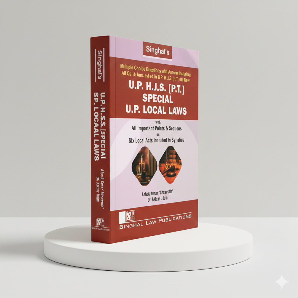 UP HJS Prelims [PT] MCQs for Special UP Local Laws | Ashok Kumar & Dr. Akhtar | Singhal Law Publication - GenZbookcompany
