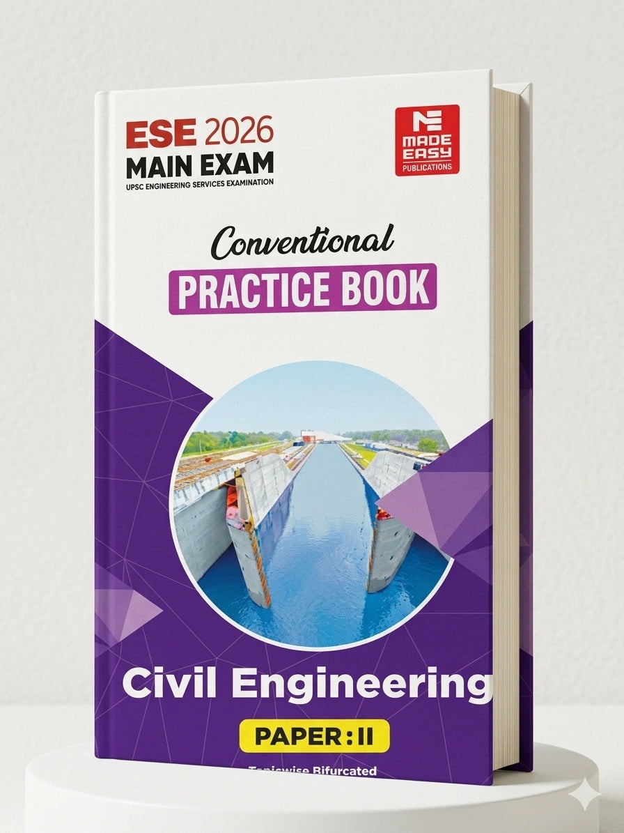 ESE 2026 Main Exam Practice Book: Civil Engineering Paper 2 | MADE EASY Publications | Edition 2026