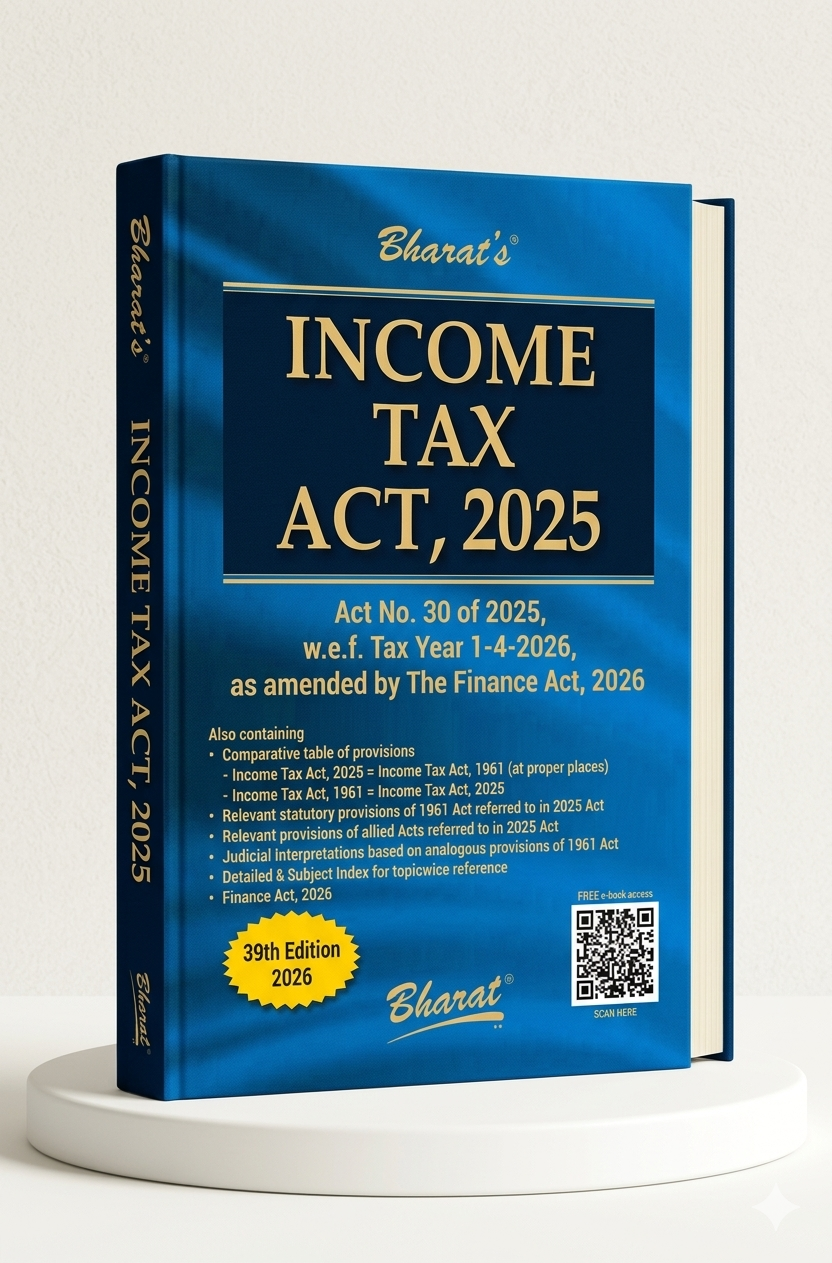 INCOME TAX ACT, 2025 | Bharat Law House | Edition 2026