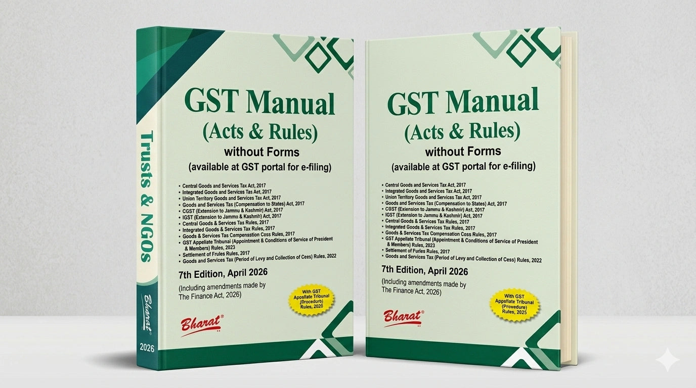 GST Manual (Acts & Rules)  | Edition 2026 | Bharat Law
