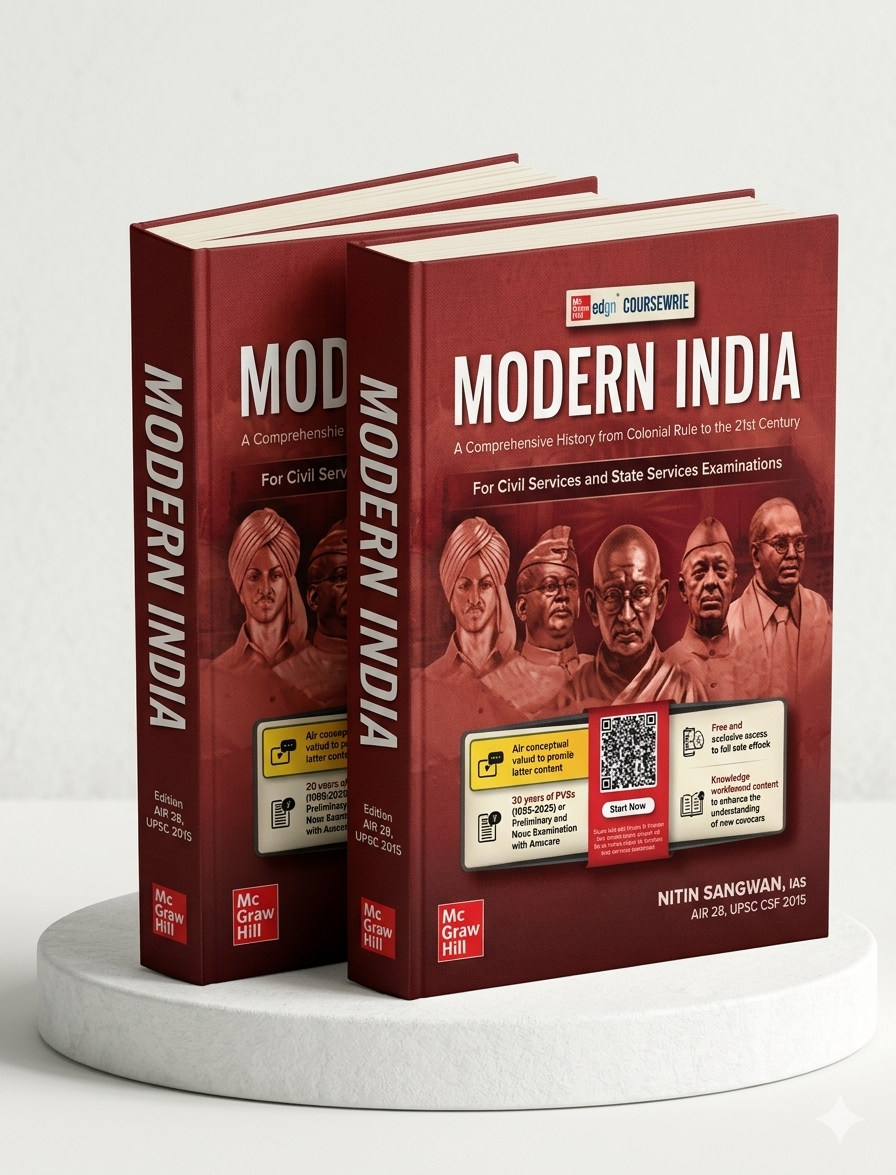 Modern India | Nitin Singhania | ‎ McGraw Hill | Edition 2026