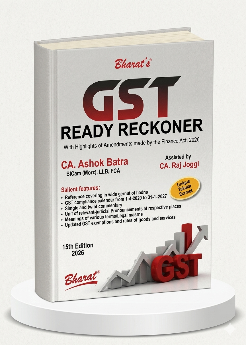 GST Ready Reckoner | CA. Ashok Batra | Edition 2026 | Bharat Law