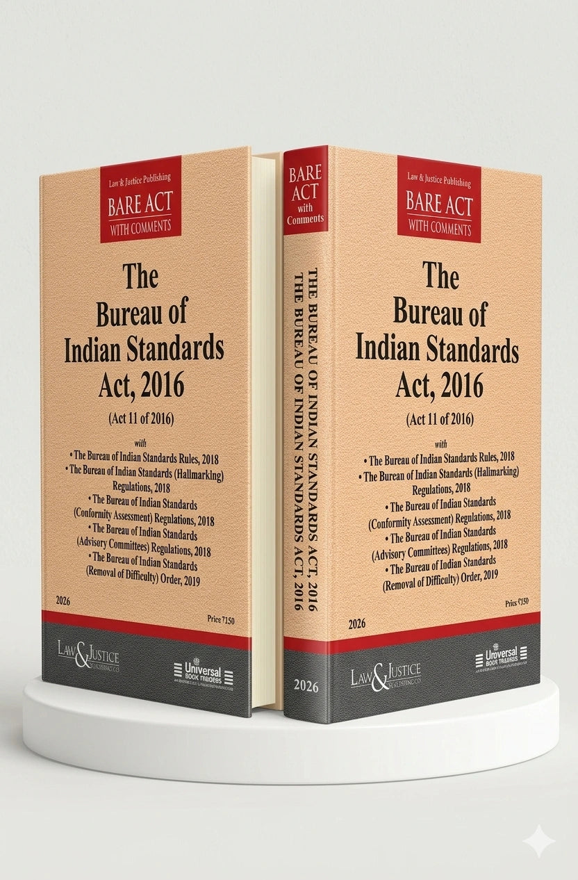 The Bureau of Indian Standards Act, 2016 | Law & Justice Publishing | EDITION 2026