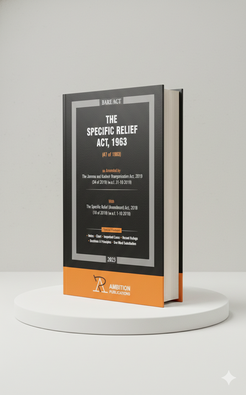 The Specific Relief Act, 1963 | AMBITION PUBLICATIONS | Edition 2026 - GenZbookcompany