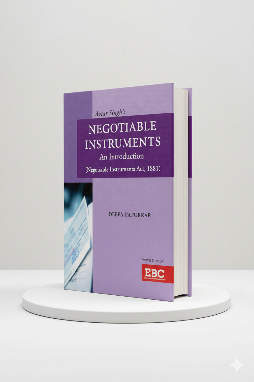 Avtar Singh's Negotiable Instruments: An Introduction | Deepa Paturkar | EBC - GenZbookcompany