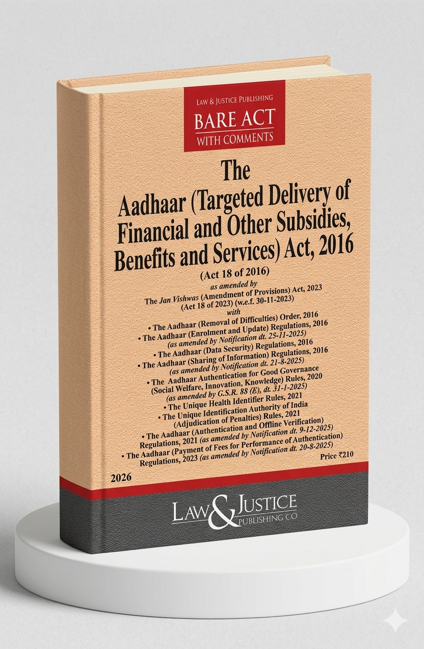 The Aadhaar | Law & Justice Publishing | EDITION 2026