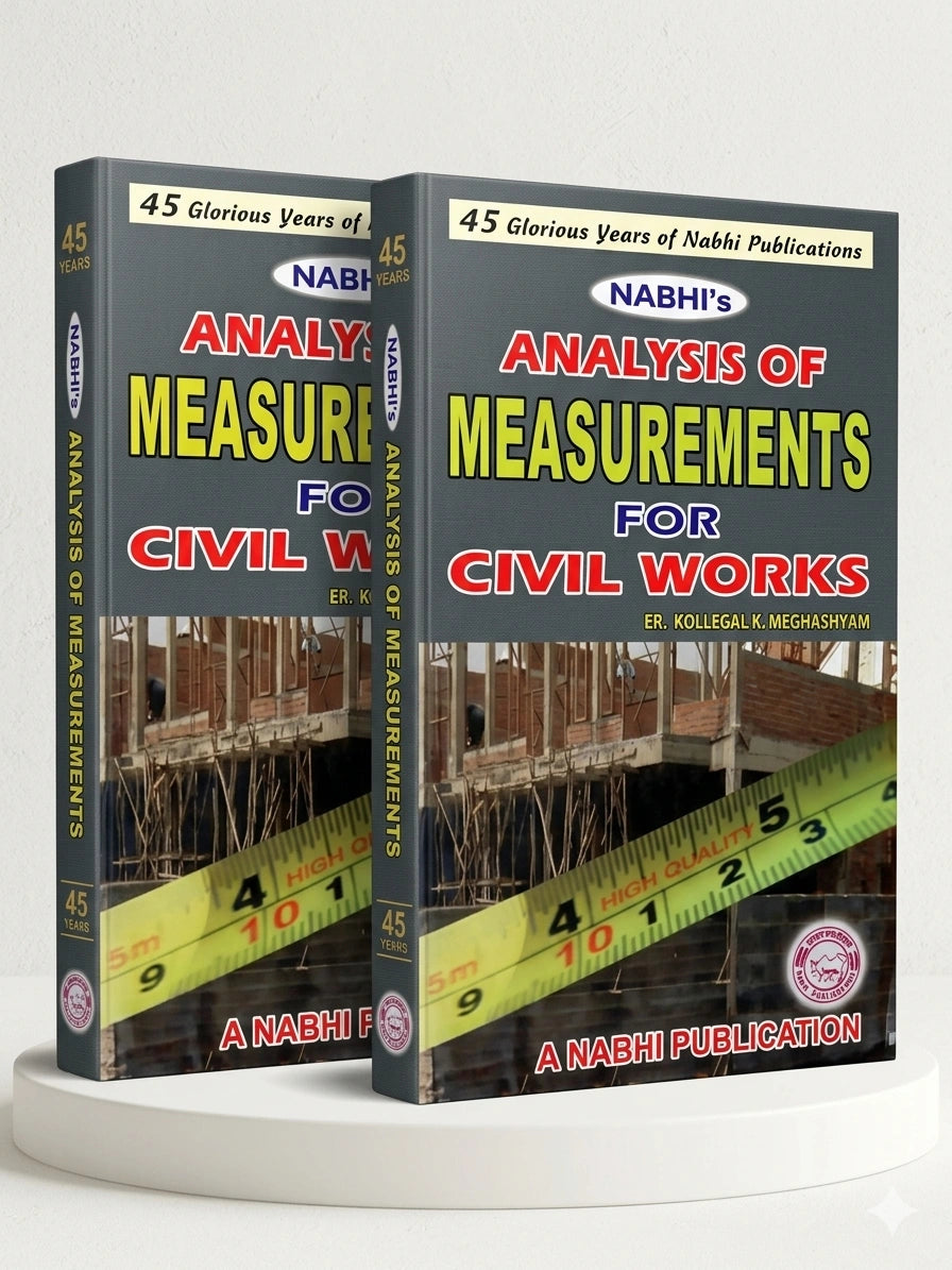 Analysis Of Measurements For Civil Works | Nabhi Publications