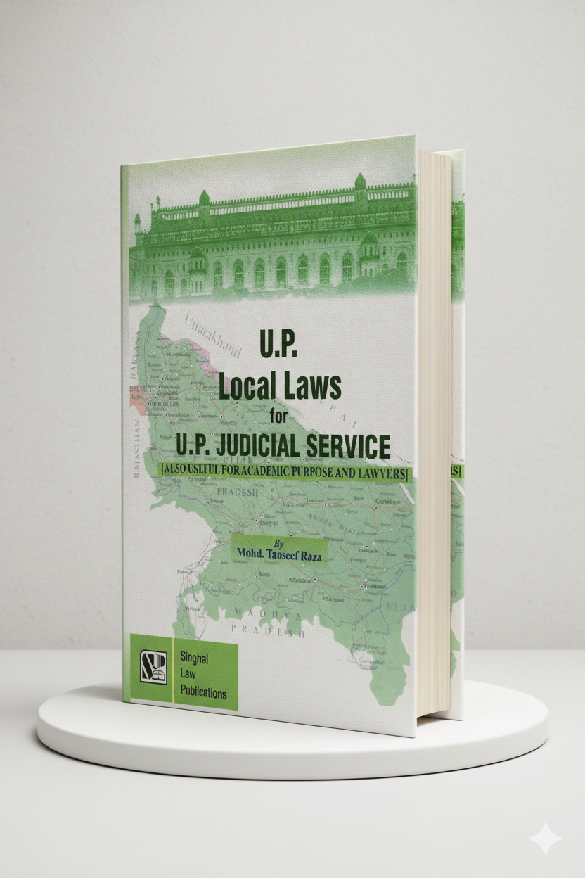 UP Local Laws For Judicial Service | Mohd. Tauseef Raza | Singhal Law Publication - GenZbookcompany