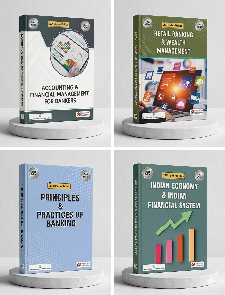 Macmillan JAIIB Exam Combo Pack – 4 Books | Edition 2026