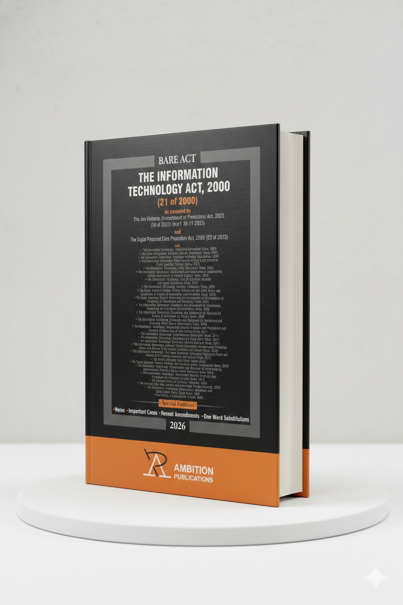 THE INFORMATION TECHNOLOGY ACT, 2000 | AMBITION PUBLICATIONS | Edition 2026 - GenZbookcompany