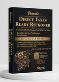 DIRECT TAXES READY RECKONER | Bharat Law House | Edition 2026