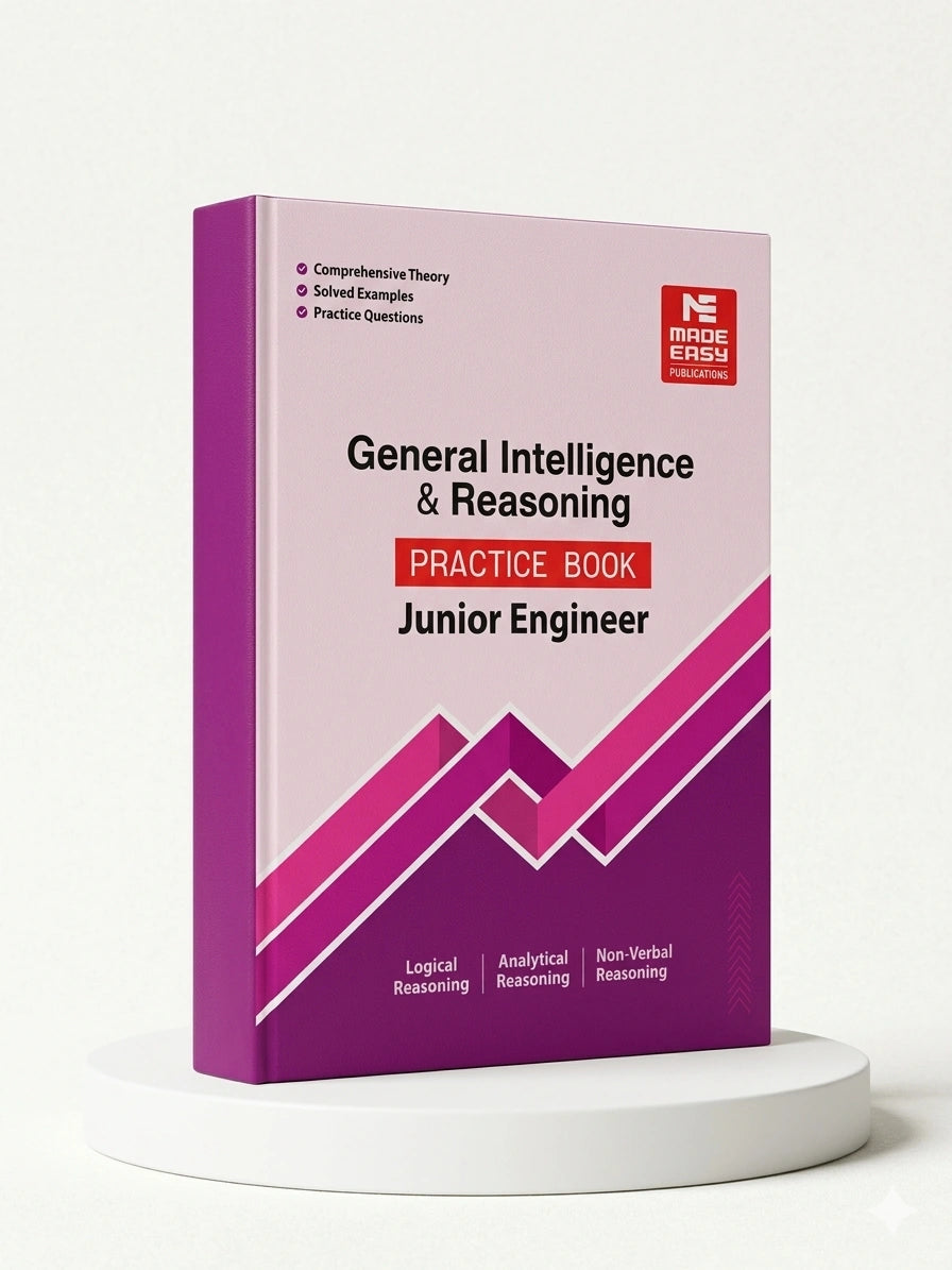 General Intelligence and Reasoning Practice book for Junior Engineer | MADE EASY Publications | Edition 2026