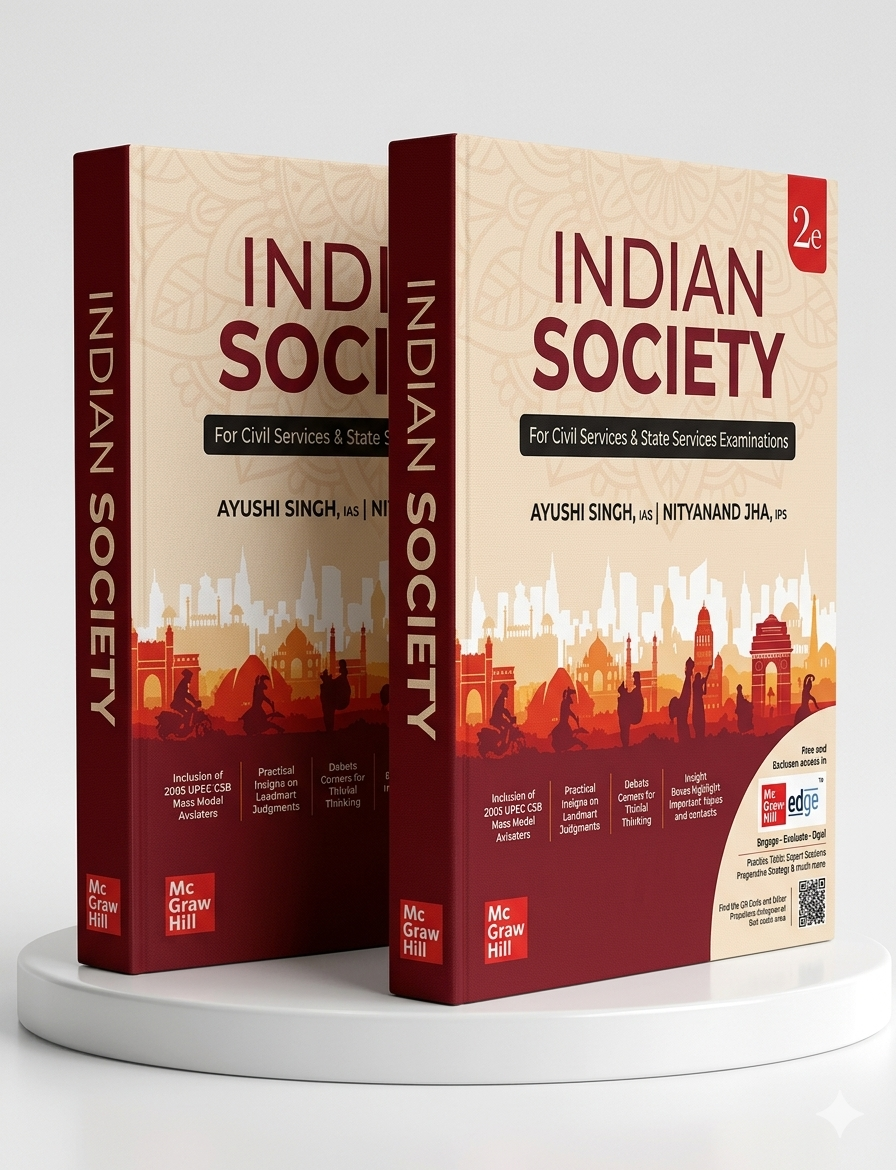 Indian Society | Ayushi Singh, Nityanand Jha | McGraw Hill | Edition 2026 | Upsc
