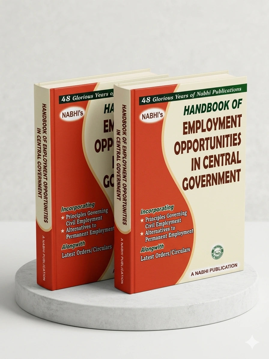 Handbook Of Employment Opportunities In Central Government | Nabhi Publications
